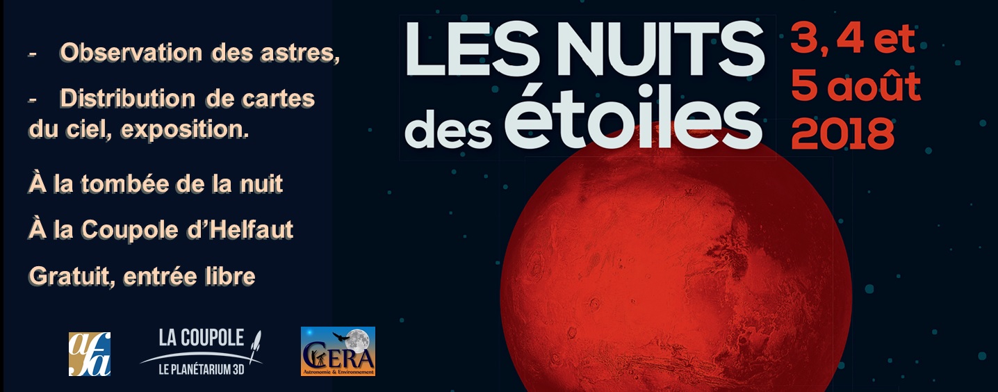 Nuits des Etoiles 2018 NDE2018CERA